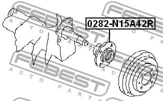 Купить FEBEST 0282-N15A42R Ступица 0282-N15A42R