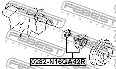 Купить FEBEST 0282-N16GA42R Ступица 0282-N16GA42R