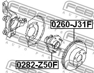 Купить FEBEST 0282-Z50F Ступица 0282-Z50F