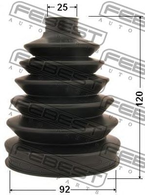 Купить FEBEST 0317P057 к-кт пыльника ШРУСа наружного!\ Honda Accord 2.0/2.2/2.4 93>/CR-V 2.0 02>