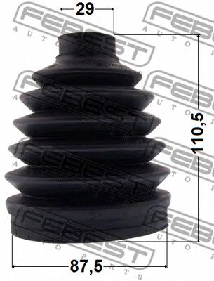 Купить FEBEST 0317PODAT к-кт пыльника ШРУСа наружного!\ Honda Pilot YF14 09-15