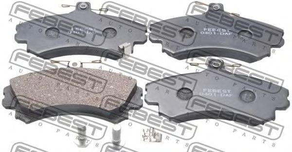 Купить FEBEST 0401-DAF Колодки передние 0401-DAF