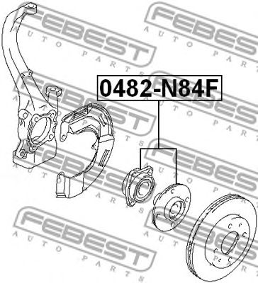 Купить FEBEST 0482-N84F Ступица 0482-N84F