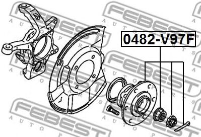Купить FEBEST 0482-V97F Ступица 0482-V97F