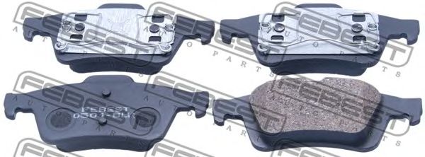 Купить FEBEST 0501-BLR Колодки тормозные дисковые 0501-BLR