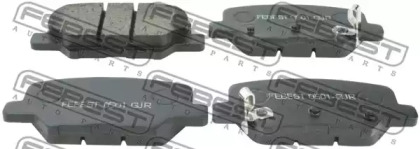 Купить FEBEST 0501GJR колодки дисковые задние!\ Mazda 6, Mitsubishi Outlander 2.0/2.4i 12>