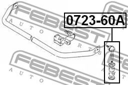 Купить FEBEST 0723-60A Тяга стабилизатора 0723-60A
