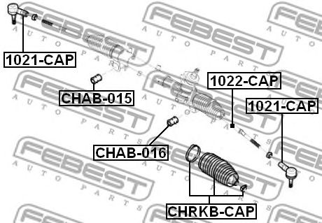 Купить FEBEST 1021CAP наконечник рулевой!\ Chevrolet Captiva all, Opel Antara all 06>