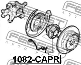 Купить FEBEST 1082-CAPR Ступица 1082-CAPR