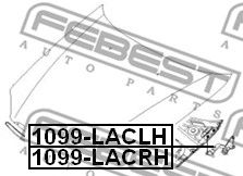 Купить FEBEST 1099-LACRH Петля капота правая CHEVROLET LACETTI 1099-LACRH
