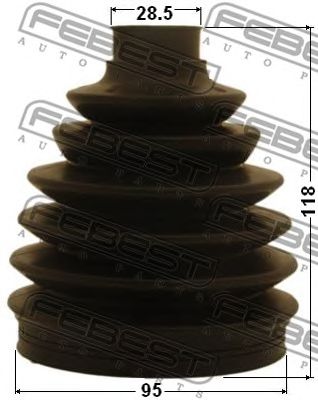Купить FEBEST 1217-CM Пыльник ШРУСа внешний HYUNDAI SANTA FE (CM) 2006-2012 1217-CM