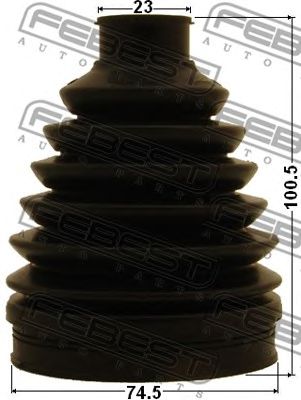 Купить FEBEST 1217P-SOL2WD Пыльник ШРУСа внешний HYUNDAI SOLARIS, RENAULT DUSTER 1217P-SOL2WD