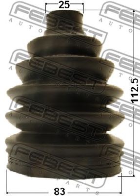 Купить FEBEST 1217P-TUC20 Пыльник ШРУСа внешний 1217P-TUC20