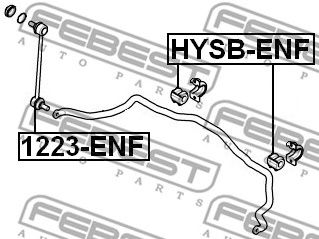 Купить FEBEST 1223-ENF Тяга стабилизатора 1223-ENF