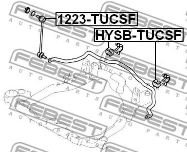 Купить FEBEST 1223-TUCSF Тяга стабилизатора 1223-TUCSF