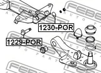 Купить FEBEST 1229-POR Болт с эксцентриком HYUNDAI H-1 02 2001- 1229-POR