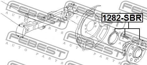 Купить FEBEST 1282-SBR Ступица задняя HYUNDAI ACCENT 11/BLUE USA 2011- 1282-SBR