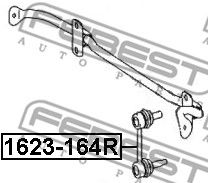 Купить FEBEST 1623-164R Тяга стабилизатора 1623-164R