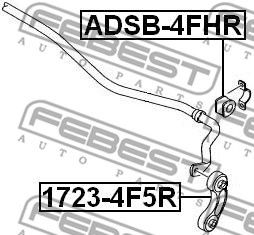 Купить FEBEST 1723-4F5R Тяга стабилизатора 1723-4F5R