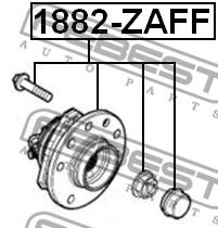 Купить FEBEST 1882-ZAFF Ступица 1882-ZAFF