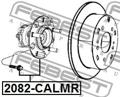 Купить FEBEST 2082-CALMR Ступица задняя 2082-CALMR