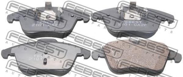 Купить FEBEST 2101-CA2F Колодки передние 2101-CA2F
