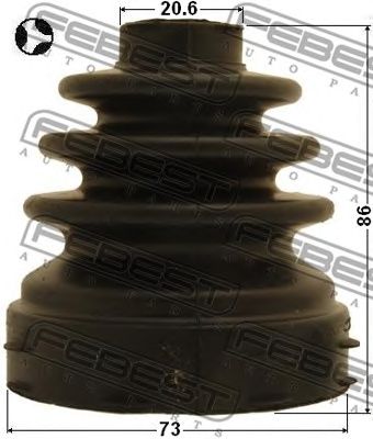 Купить FEBEST 2115-CB320ATT Пыльник ШРУСа 2115-CB320ATT