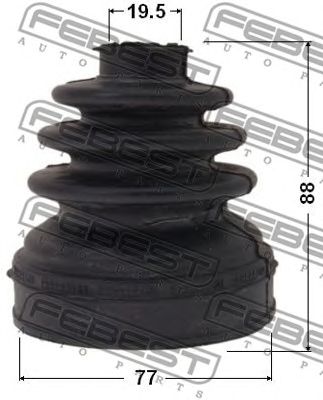 Купить FEBEST 2115-CB4 Пыльник ШРУСа внутренний FORD FOCUS II CB4 2008­-2011 2115-CB4