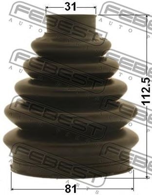 Купить FEBEST 2117P-CA216 Пыльник ШРУСа внешний 2117P-CA216
