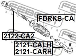 Купить FEBEST 2121-CARH Наконечник рулевой правый FORD MONDEO CA2 2007-2014 2121-CARH