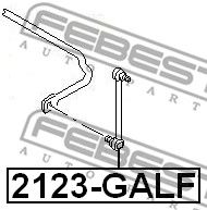 Купить FEBEST 2123-GALF Тяга стабилизатора 2123-GALF
