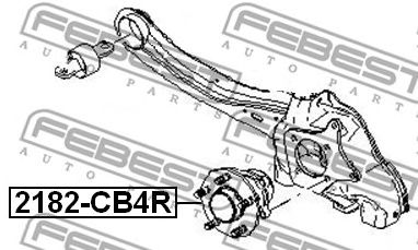 Купить FEBEST 2182-CB4R Ступица 2182-CB4R