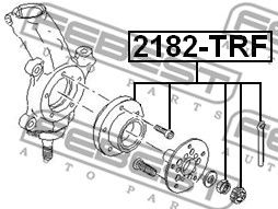Купить FEBEST 2182-TRF Ступица в сборе передняя FORD TRANSIT TT9 2006-2014 2182-TRF