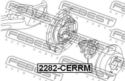 Купить FEBEST 2282-CERRM Ступица в сборе задняя KIA CERATO/FORTE 2008- 2282-CERRM
