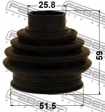 Купить FEBEST 2315P-CCR Пыльник ШРУСа внешний задний 2315P-CCR