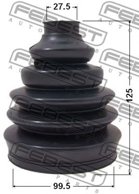 Купить FEBEST 2317P-T5 Пыльник ШРУСа внешний VW TOUAREG (7L/7P), TRANSPORTER V 2317P-T5