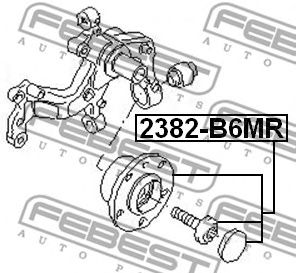 Купить FEBEST 2382-B6MR Ступица 2382-B6MR