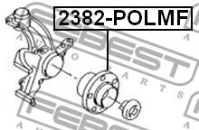 Купить FEBEST 2382-POLMF Ступица 2382-POLMF