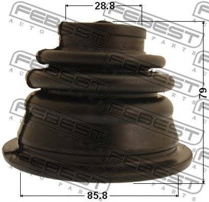 Купить FEBEST 2415-01LH Пыльник ШРУСа внутренний левый RENAULT LOGAN 2005-2013 (85,8X79X28,8) 2415-01LH