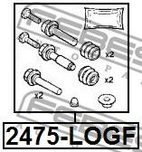 Купить FEBEST 2475-LOGF Ремкомплект передн суппорта RENAULT LOGAN 2005-2013 2475-LOGF