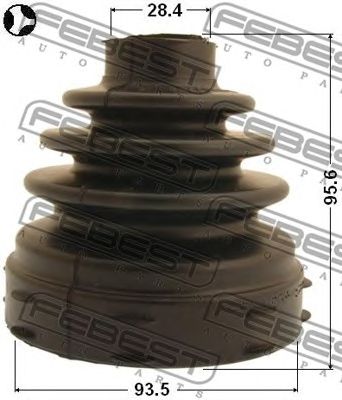 Купить FEBEST 2515-BOX3T Пыльник ШРУСа внутренний FIAT DUCATO 2006- 2515-BOX3T