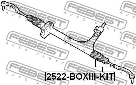 Купить FEBEST 2522-BOXIII-KIT Тяга рулевая 2522-BOXIII-KIT