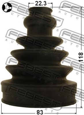 Купить FEBEST 2715-S60T Пыльник ШРУСа 2715-S60T