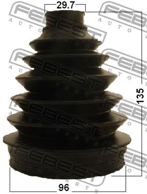 Купить FEBEST 2717P-V70F Пыльник ШРУСа внешний 2717P-V70F