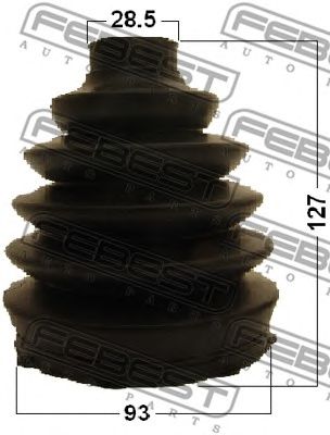 Купить FEBEST 2717P-XC90F1 Пыльник ШРУСа наружный (93x127x28.5) 2717P-XC90F1
