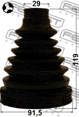 Купить FEBEST 2915-FLIIFT Пыльник ШРУСа внутренний FORD KUGA 13-, LAND ROVER FREELANDER 2 2915-FLIIFT