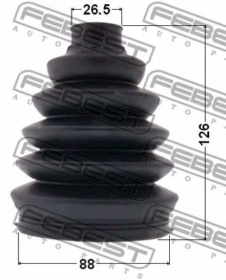 Купить FEBEST 2917P-DIIIATF Пыльник ШРУСа внешний LAND ROVER DISCOVERY III 2005-2009 (88x126x26.5) 2917P-DIIIATF