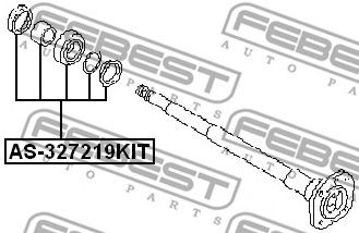 Купить FEBEST AS-327219KIT Подшипник полуоси комплект AS-327219KIT