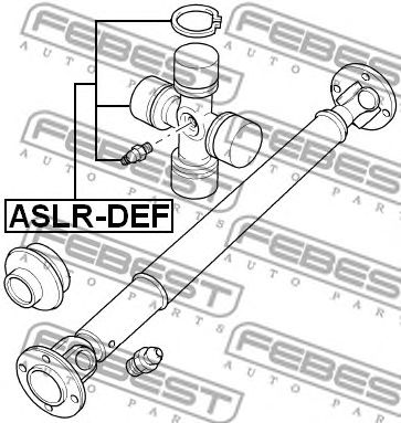 Купить FEBEST ASLR-DEF Крестовина карданного вала FORD TRANSIT 00-06, LAND ROVER DEFENDER 87-06 ASLR-DEF