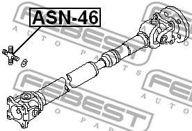 Купить FEBEST ASN-46 Крестовина 27x46.1 ASN-46